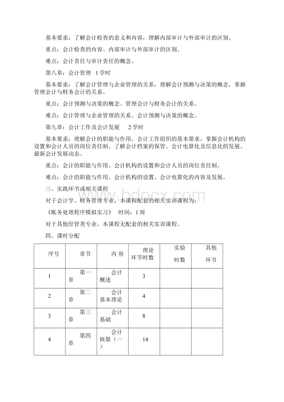 会计学基础教学大纲金陵科技学院教务处首页.docx_第3页