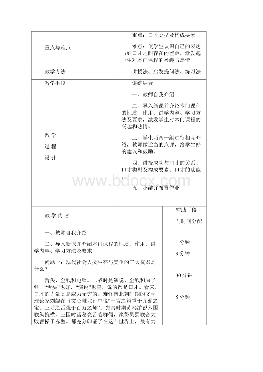 演讲与口才教案.docx_第2页