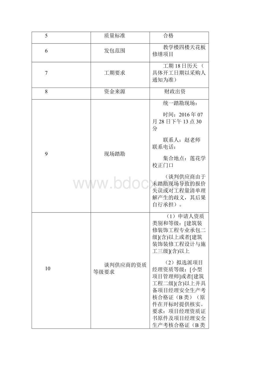 教学楼四楼天花板修缮项目.docx_第2页