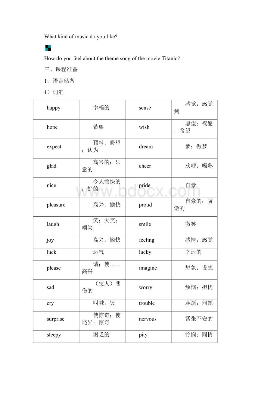 金老师教育培训备战中考英语听力训练课程专题22 情感与情绪解析版Word下载.docx_第2页