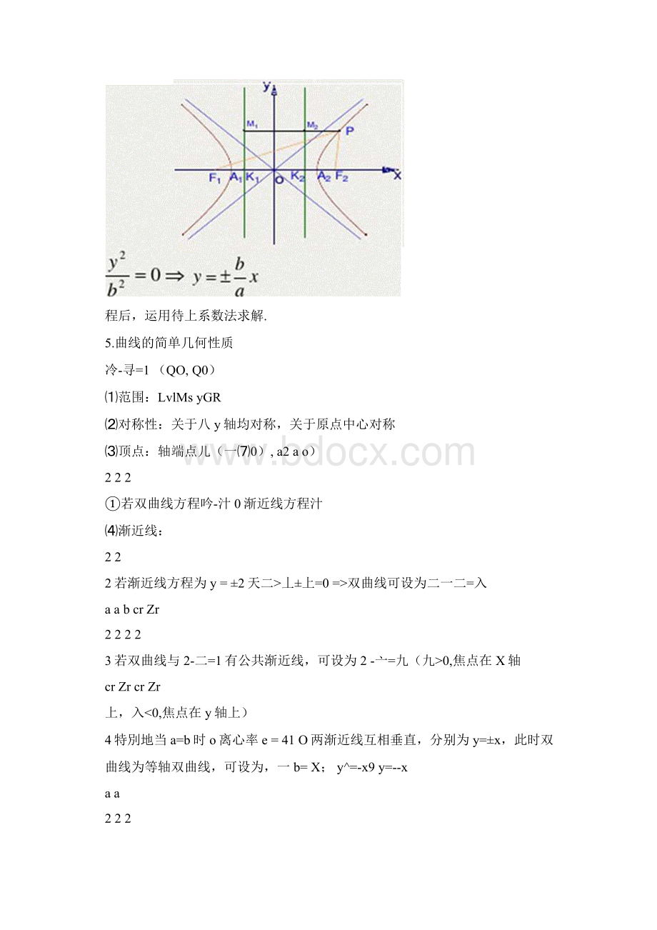 双曲线知识点及题型总结文档格式.docx_第2页