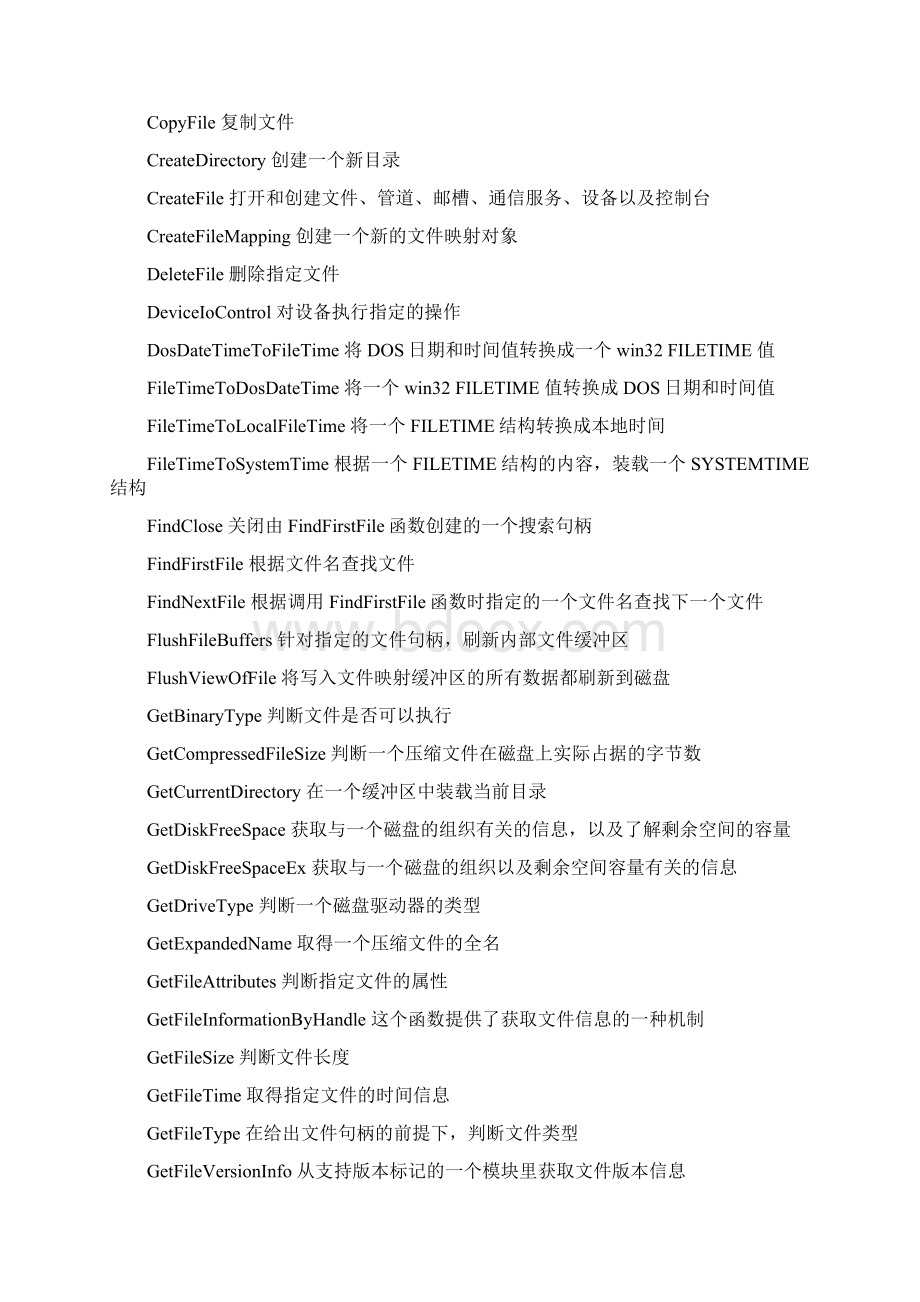 WindowsAPI函数大全Word文档下载推荐.docx_第3页