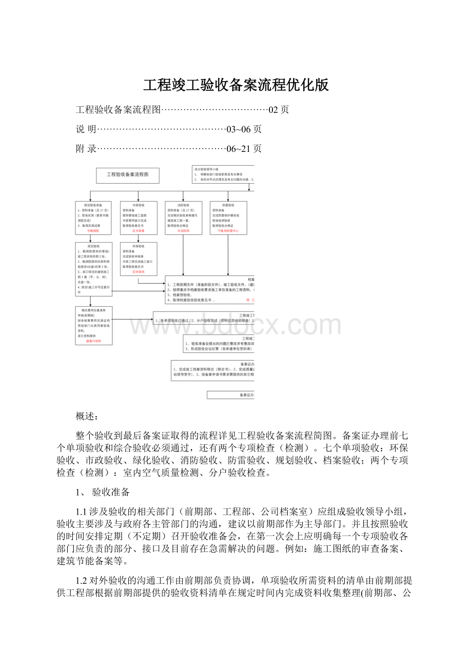 工程竣工验收备案流程优化版Word文档格式.docx