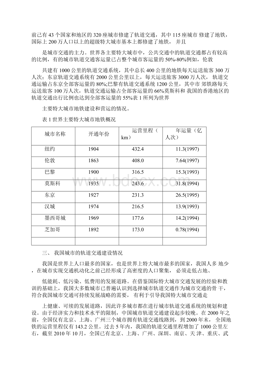 我国轨道交通发展现状Word格式.docx_第2页