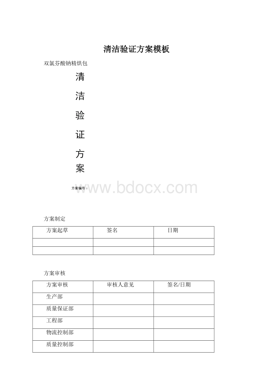 清洁验证方案模板.docx