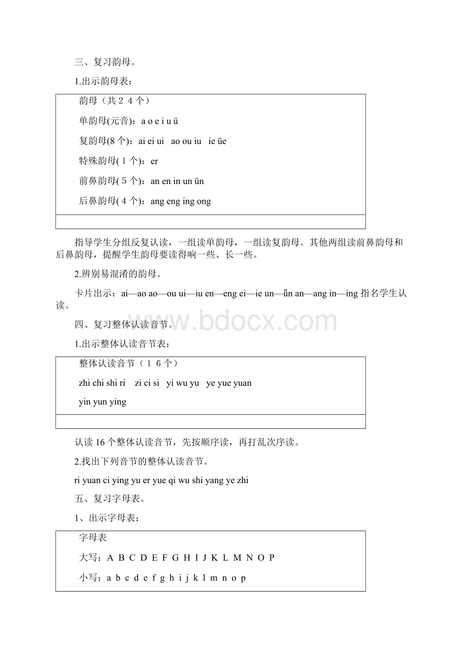 小学语文六年级毕业班汉语拼音复习课案例设计Word文档下载推荐.docx_第2页