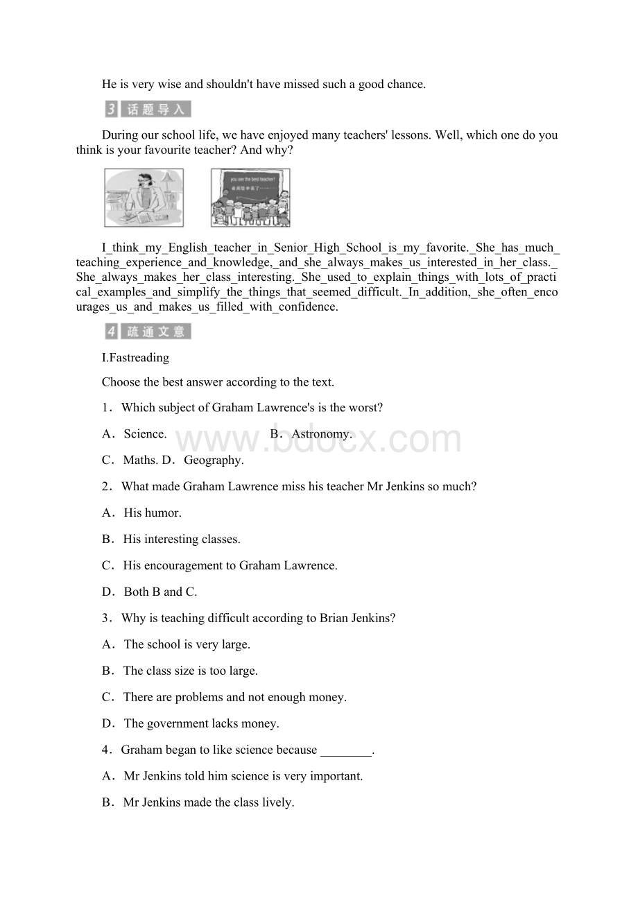 学年高二英语北师大版必修五教学案Unit 15 Section 2 Word版含答案Word文档格式.docx_第3页