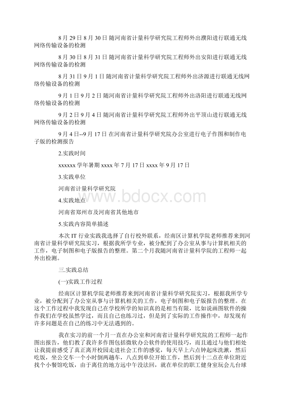 it行业社会实践报告2篇文档格式.docx_第2页