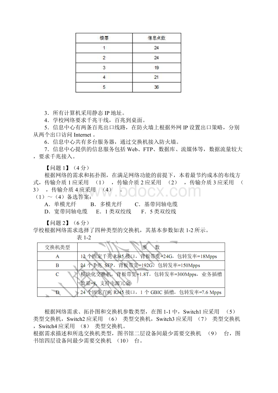 软考网络工程师上半年试题.docx_第2页