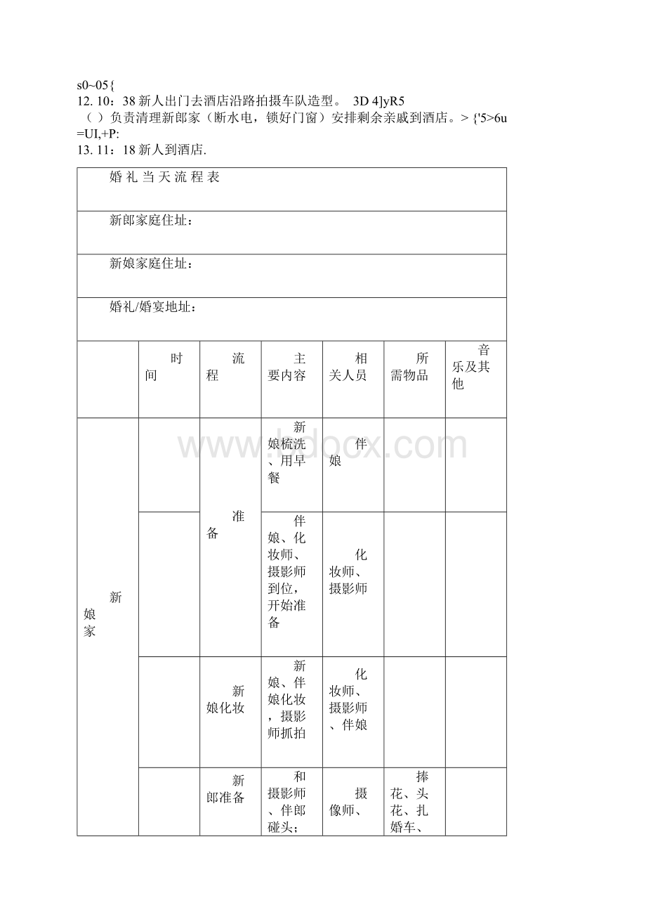 新娘家准备工作及当天流程.docx_第3页