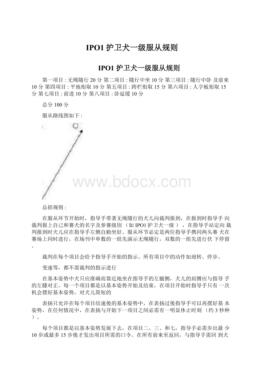 IPO1护卫犬一级服从规则Word下载.docx_第1页