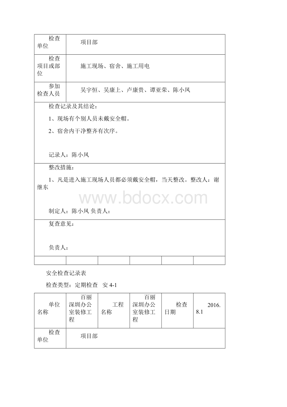 安全检查记录表.docx_第2页