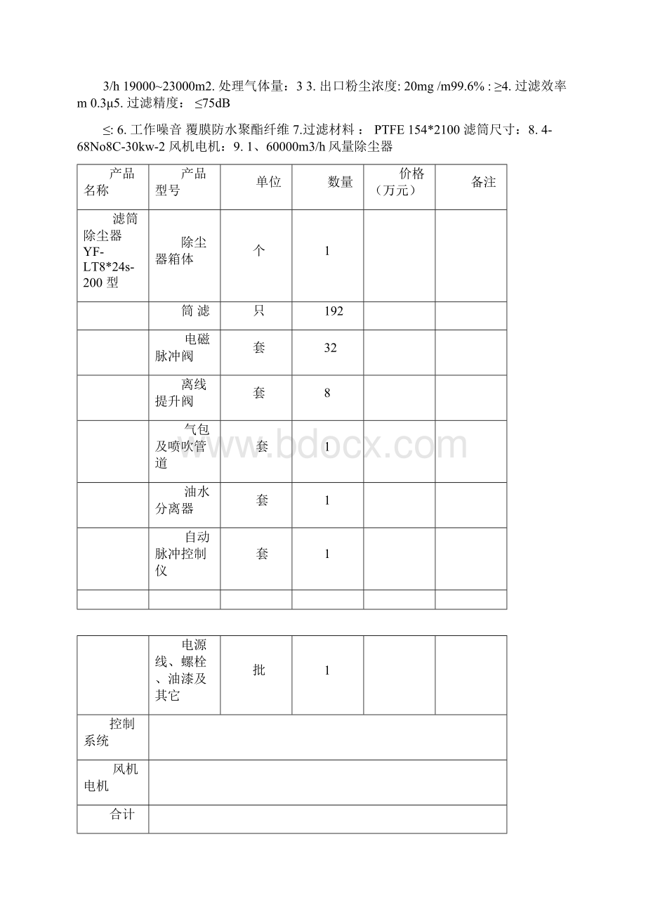 滤筒除尘技术方案Word文件下载.docx_第3页