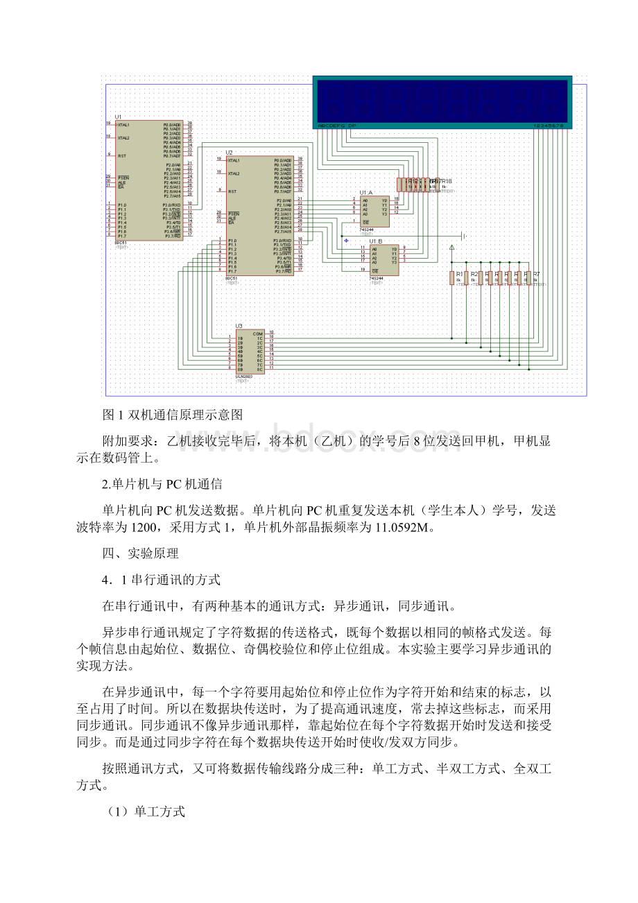 串行通讯实验报告.docx_第2页