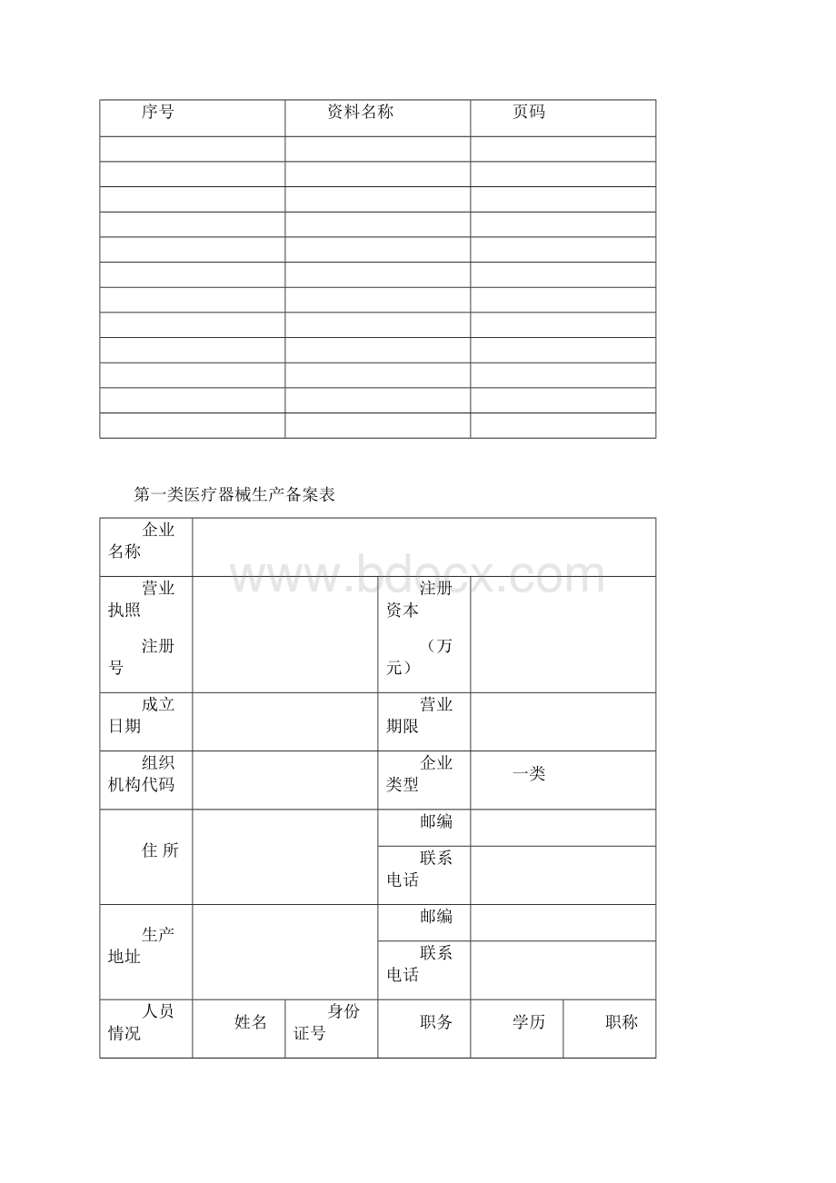 第一类医疗器械生产备案资料示范文本.docx_第2页