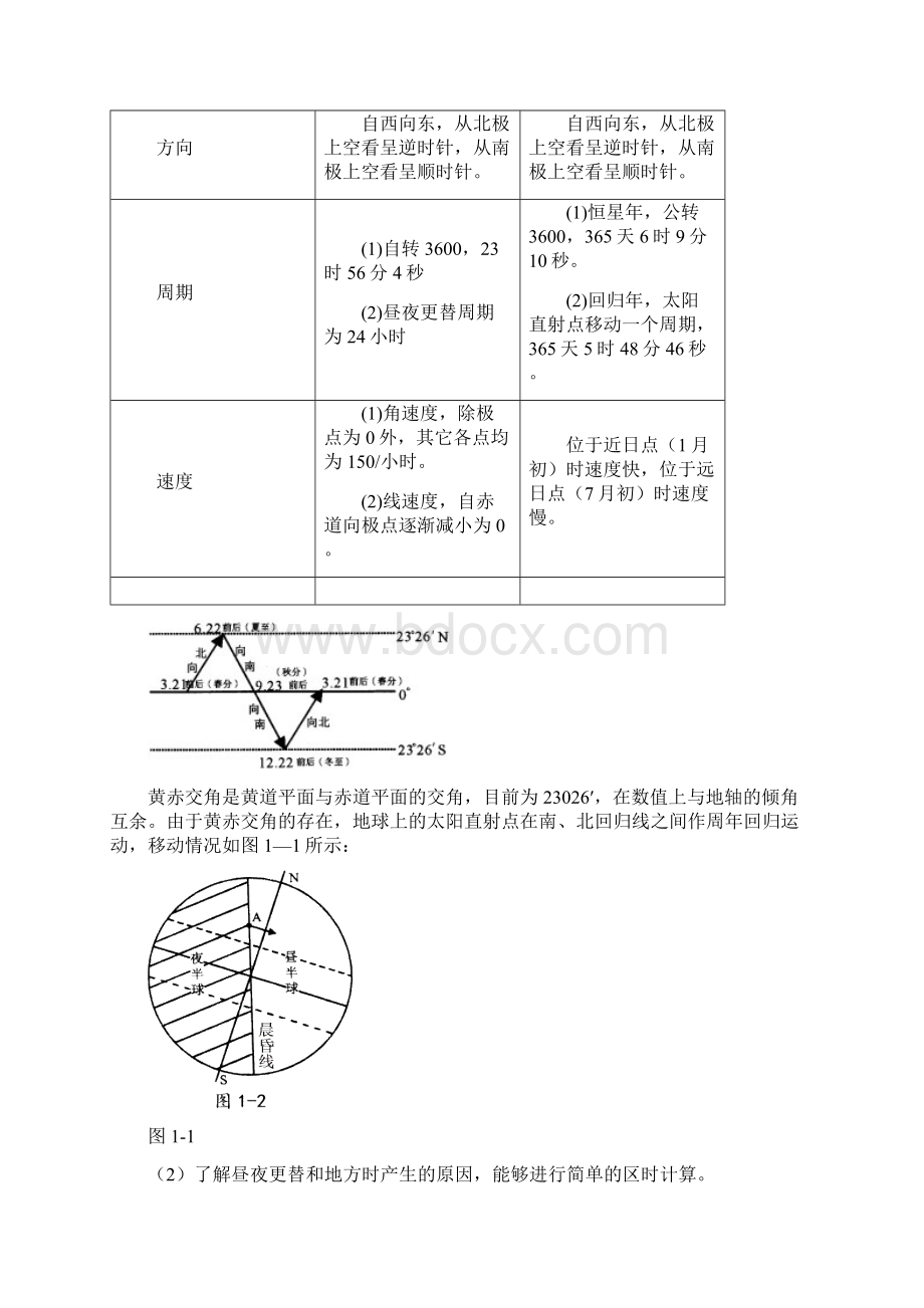 高二地理上学期预习知识点总结Word格式.docx_第3页