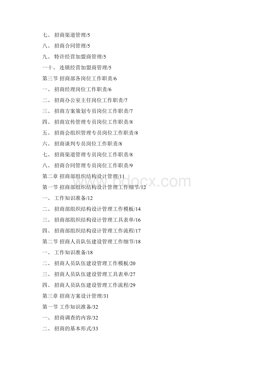 岗位职责招商管理基础工作职责说明Word格式文档下载.docx_第3页