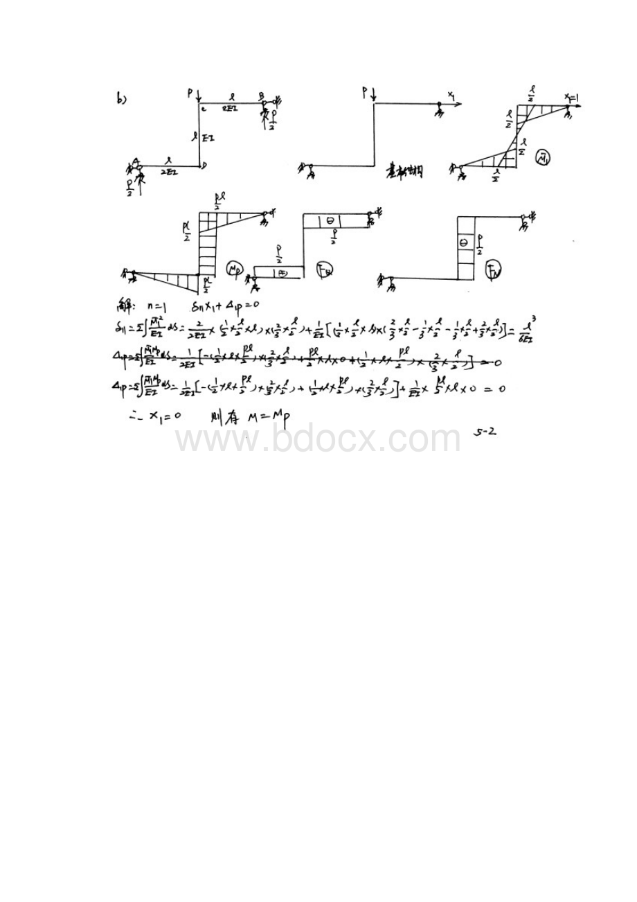 结构力学第5章习题参考答案.docx_第3页