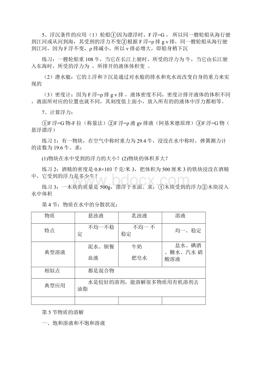 八年级上册科学复习提纲Word格式.docx_第2页