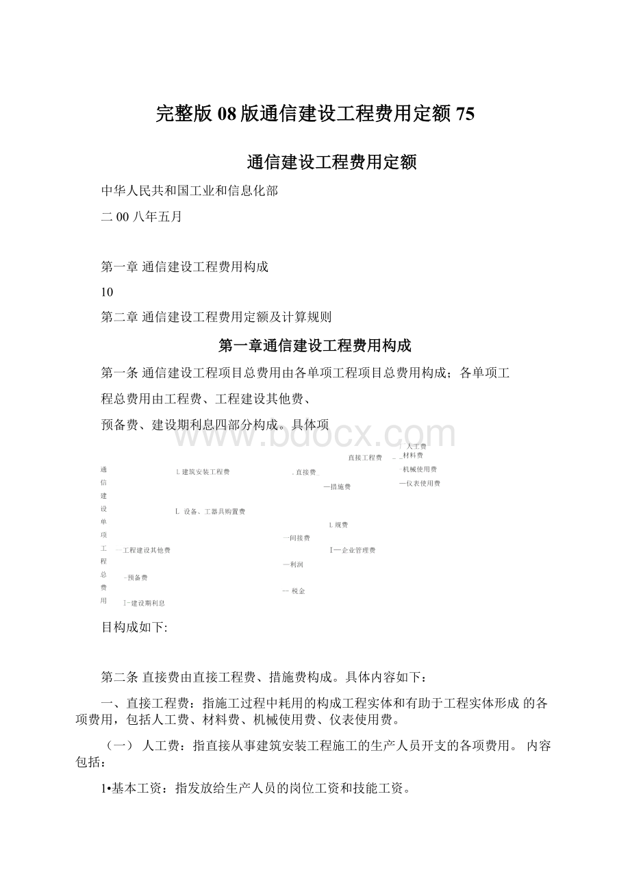 完整版08版通信建设工程费用定额75.docx