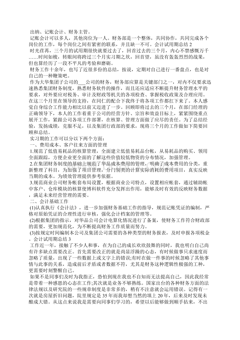 主办会计试用期工作总结范文大全.docx_第2页