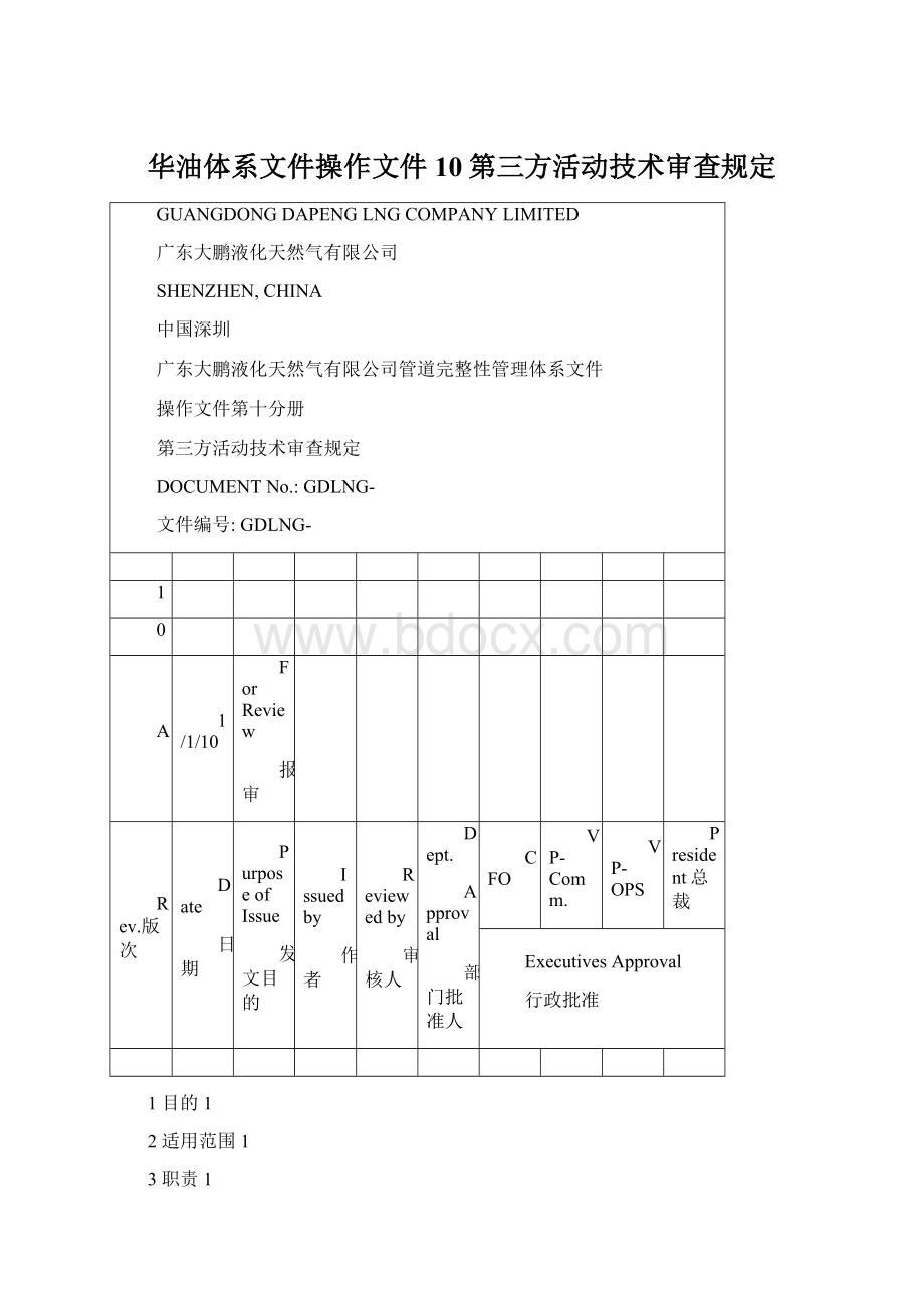 华油体系文件操作文件10第三方活动技术审查规定.docx_第1页