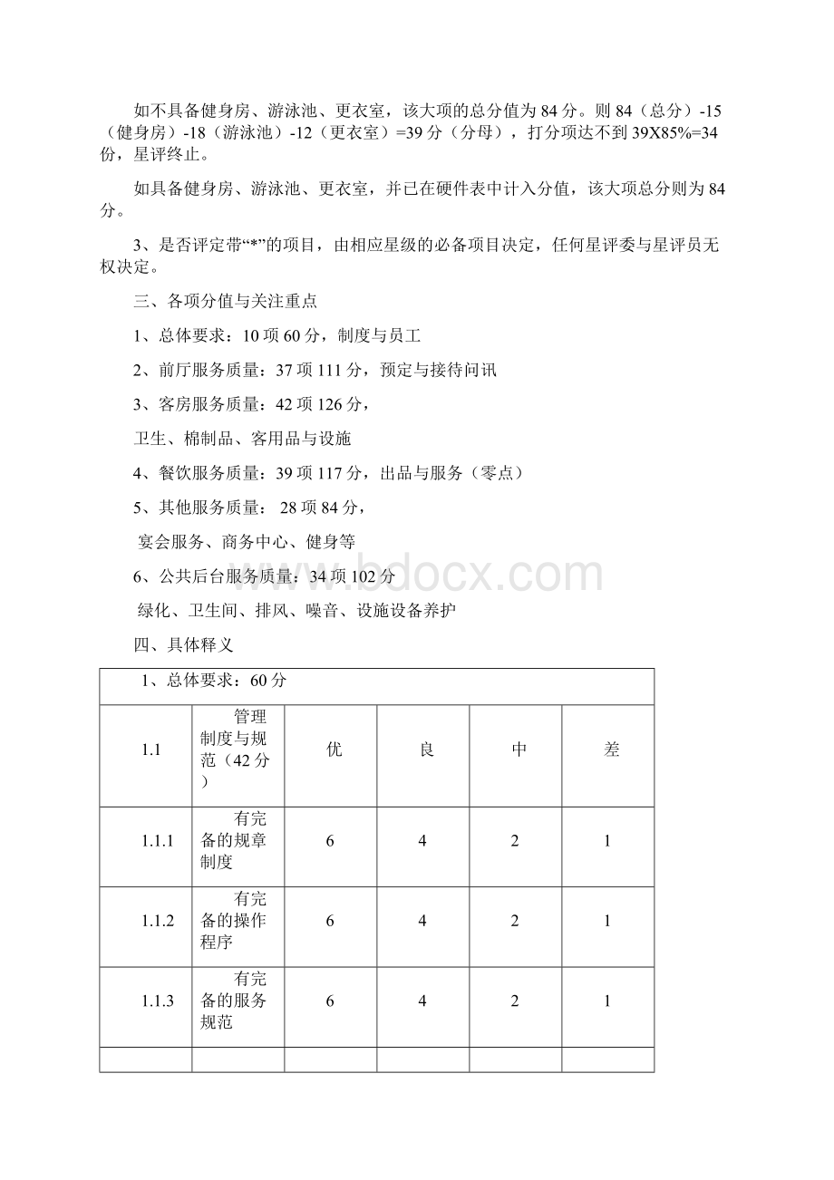 版饭店标准解读之四饭店运营质量评价表释义.docx_第2页