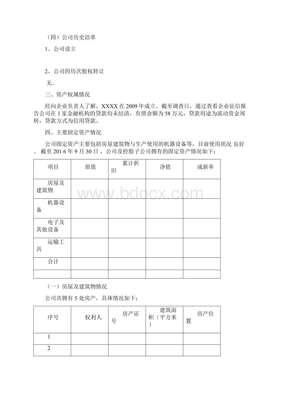 财务尽调报告模版.docx_第3页