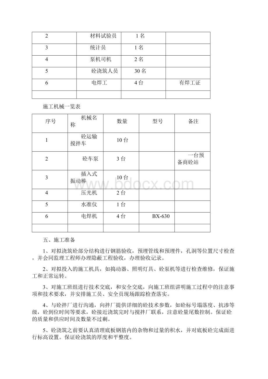 地下室底板砼及大体积砼浇筑施工方案Word格式文档下载.docx_第3页