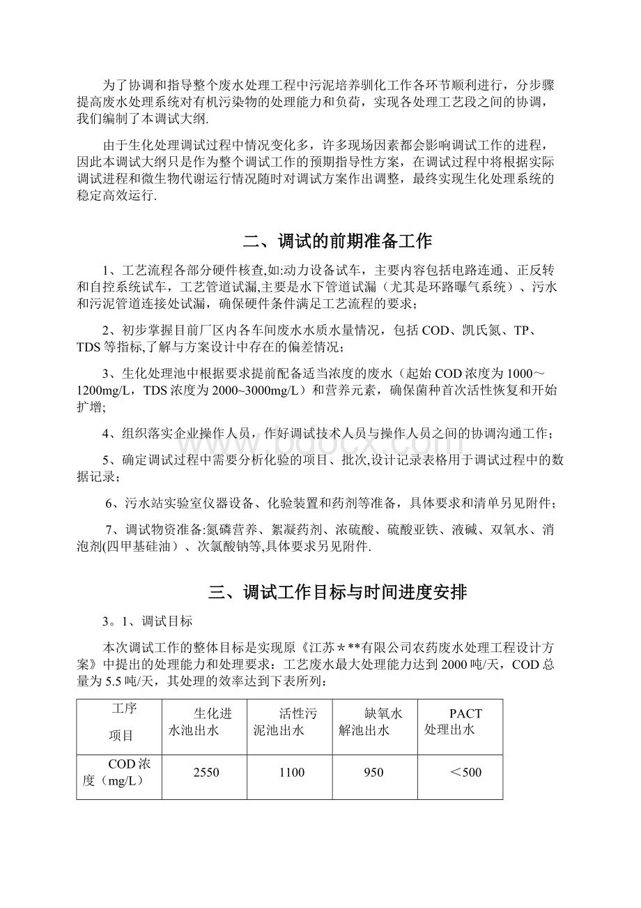 工业污水处理厂调试方案Word文件下载.docx_第3页