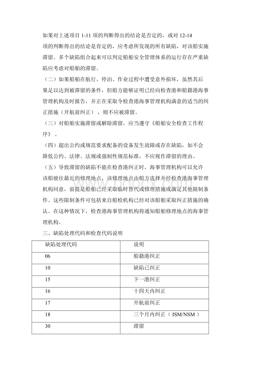 船舶安全检查缺陷处理指导原则Word格式文档下载.docx_第3页