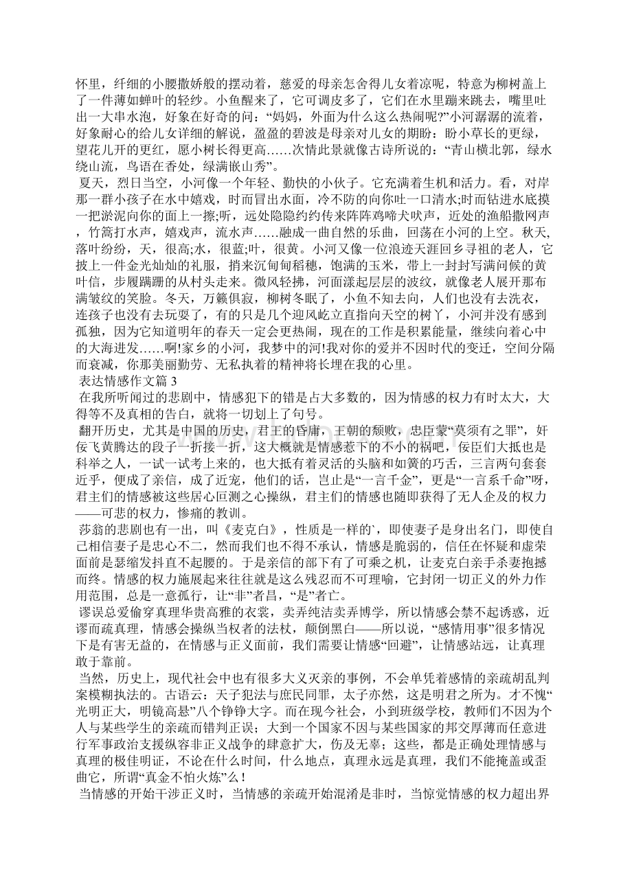 关于表达情感作文合集6篇.docx_第2页