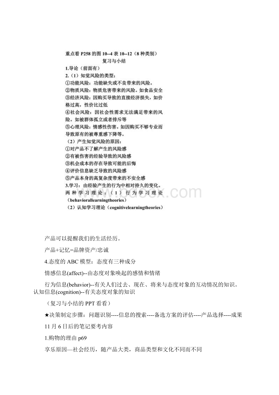 消费者行为学知识点整理.docx_第3页