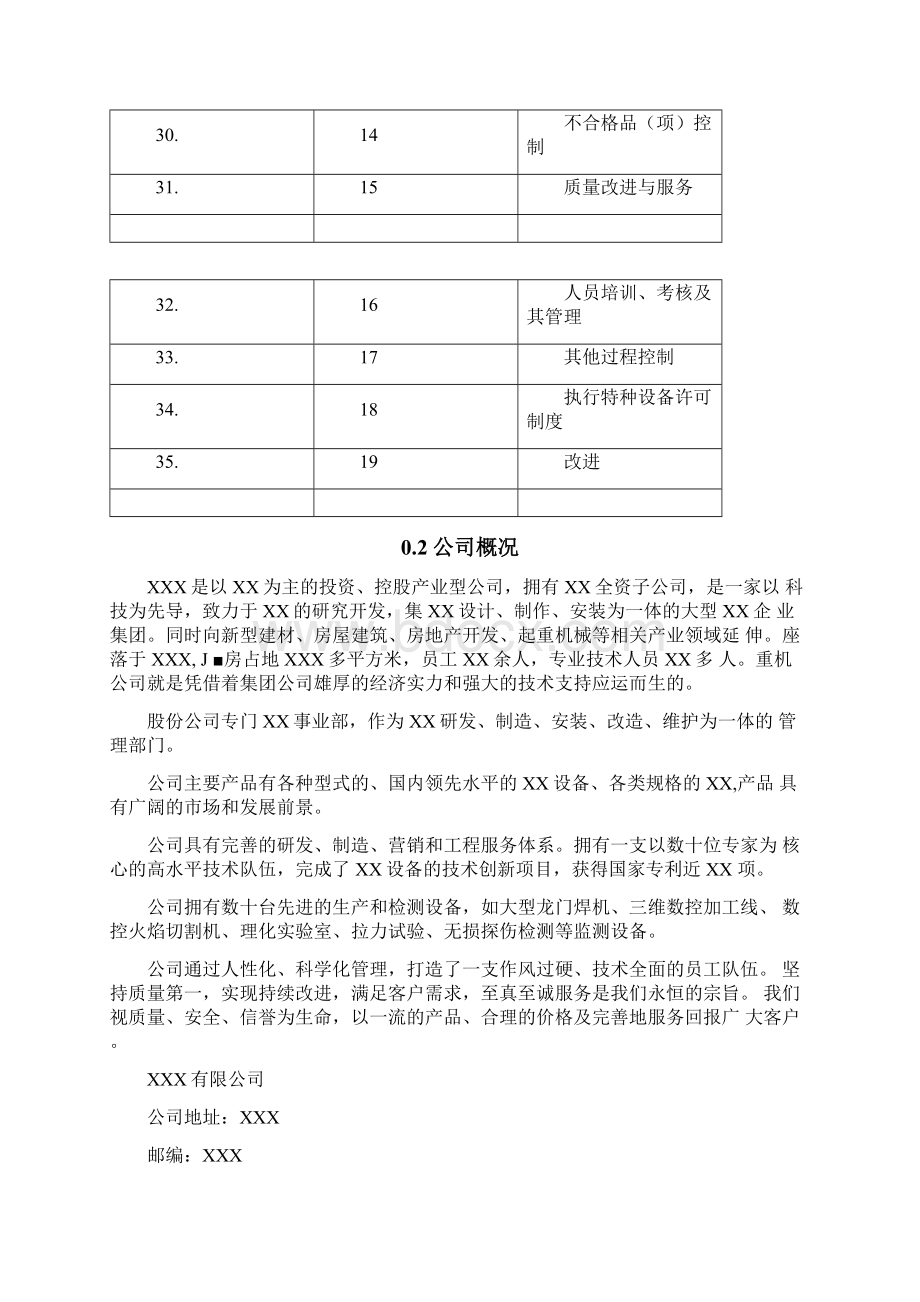 质量保证手册修订版Word文件下载.docx_第3页