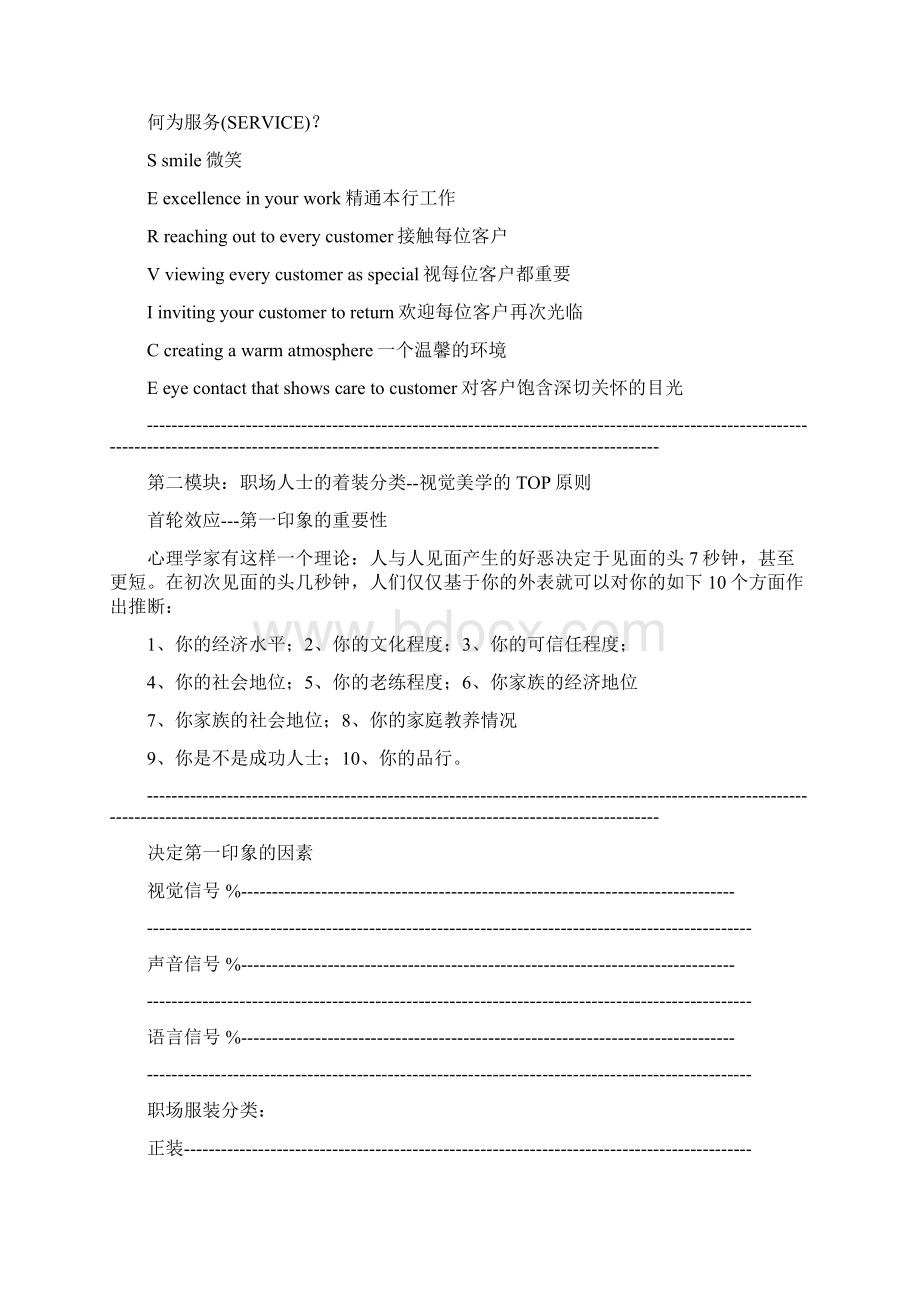 礼仪培训学员手册教学内容Word文件下载.docx_第3页