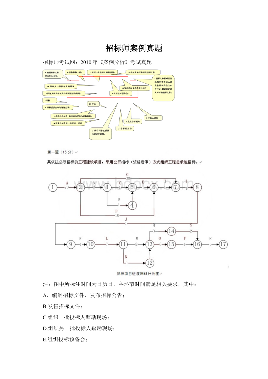 招标师案例真题Word下载.docx