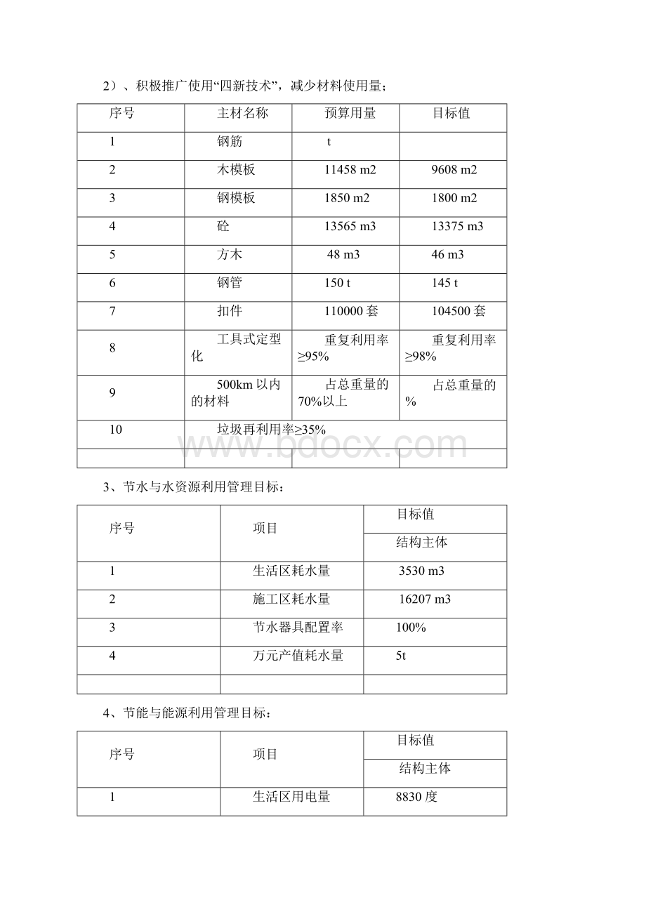 精选绿色施工制定指标.docx_第3页