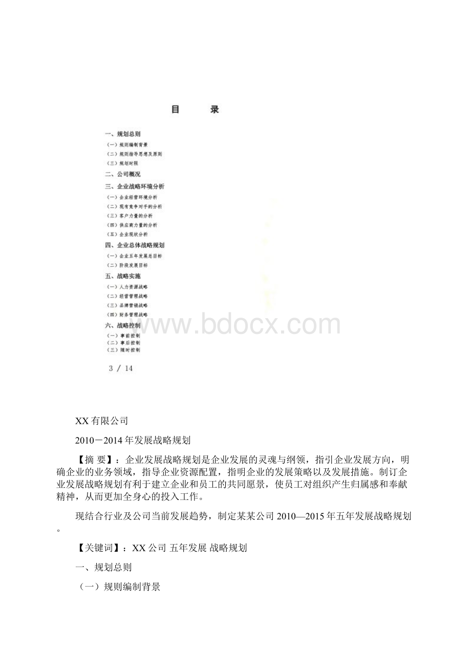 五年发展战略规划书Word文档格式.docx_第2页