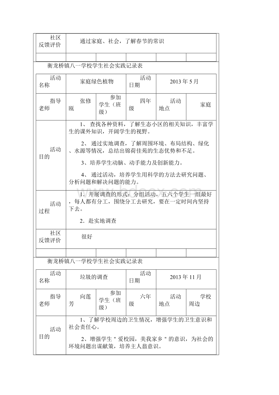 学生社会实践记录表.docx_第3页