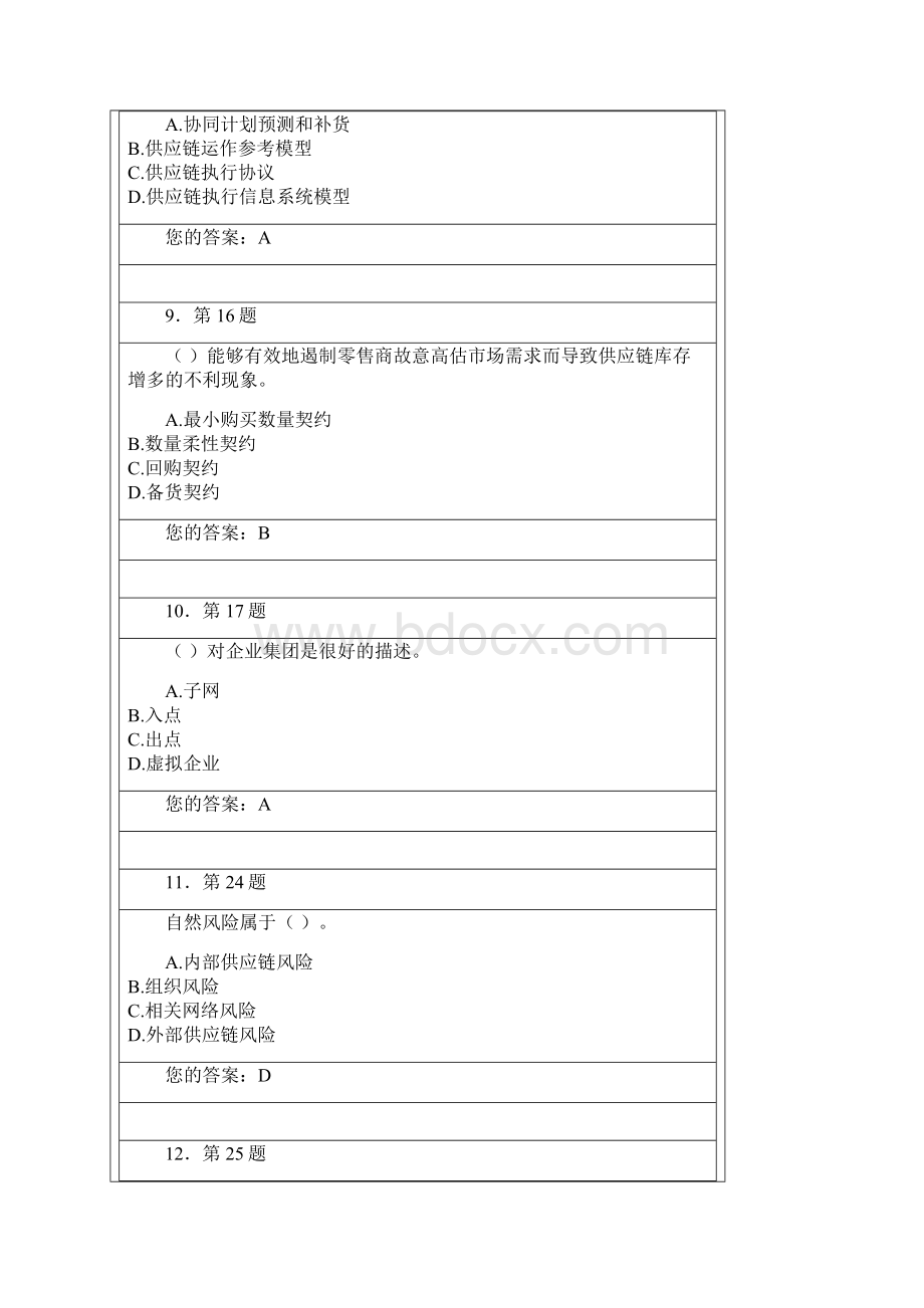 供应链管理期末考试复习作业资料开卷必备.docx_第3页