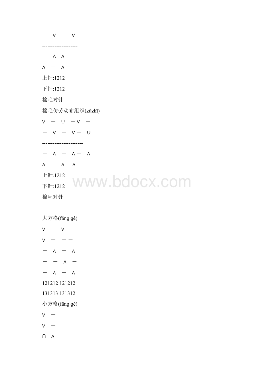 大圆机双面机面料组织的开发针织工艺.docx_第2页