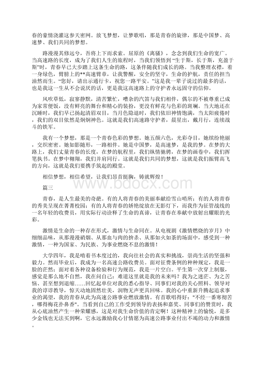 关于青春的感悟文章摘抄大全doc.docx_第2页