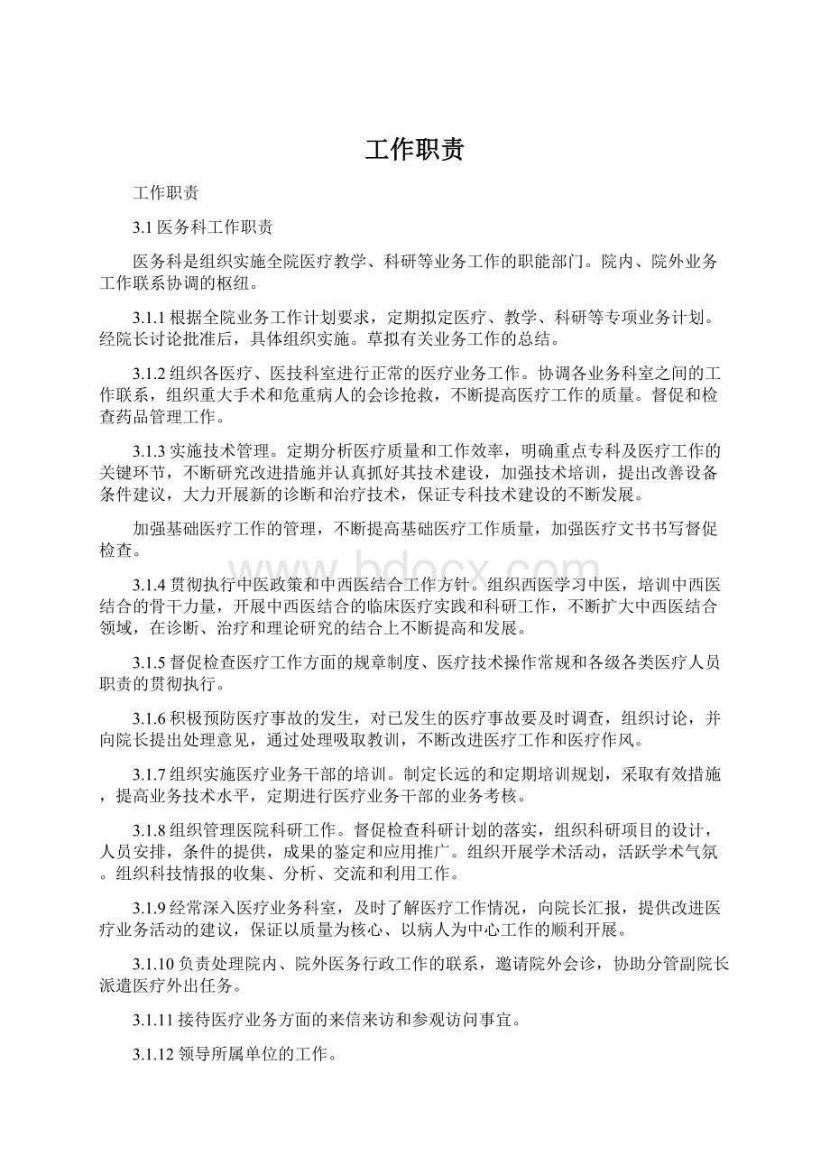 工作职责文档格式.docx