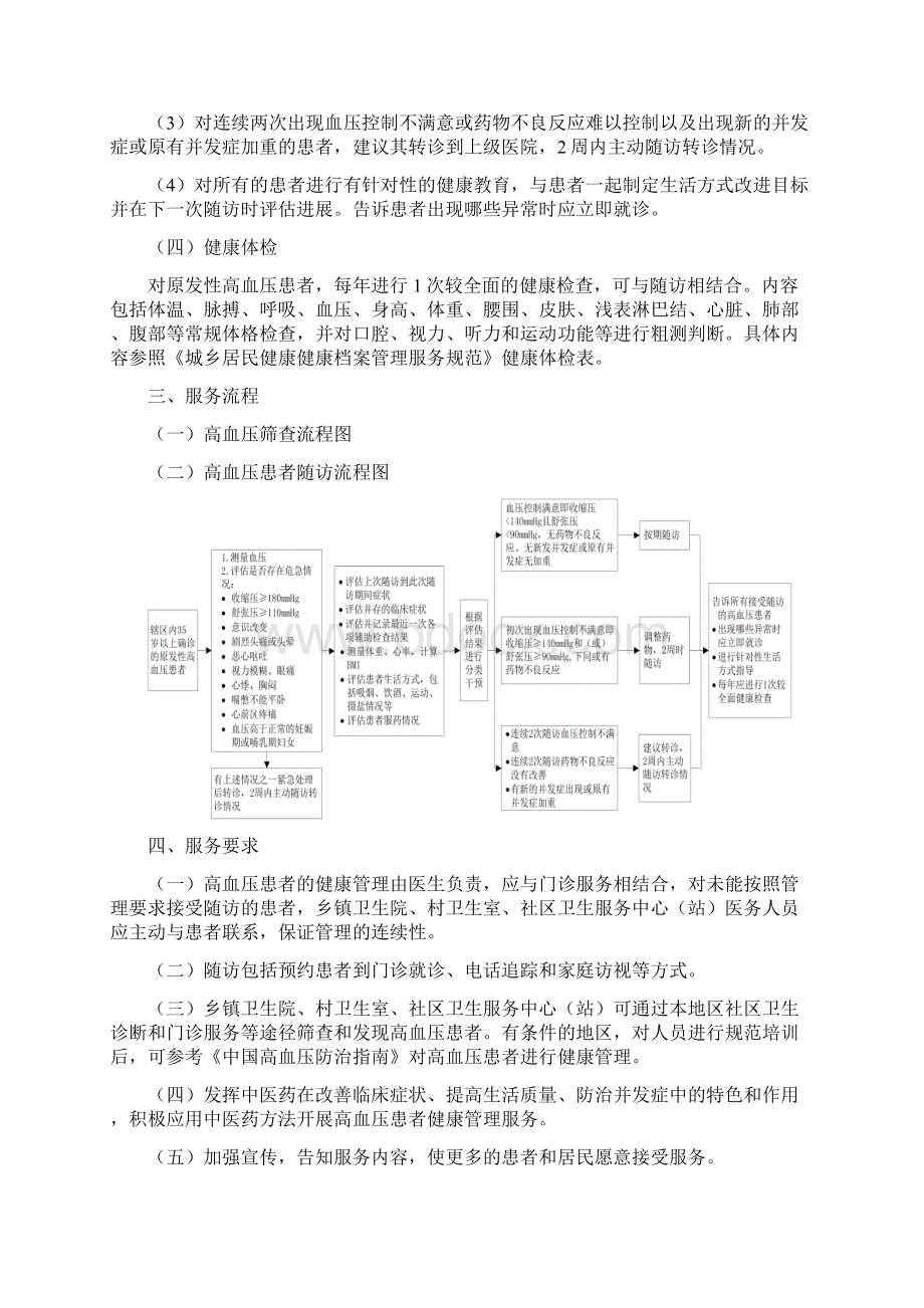 慢性病患者高血压糖尿病健康管理服务规范 2Word格式文档下载.docx_第2页