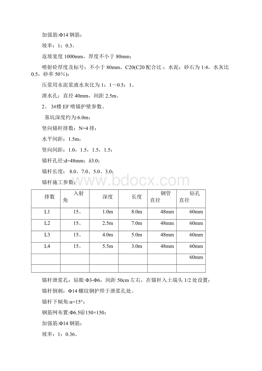 喷锚支护专项施工方案 2Word文件下载.docx_第3页