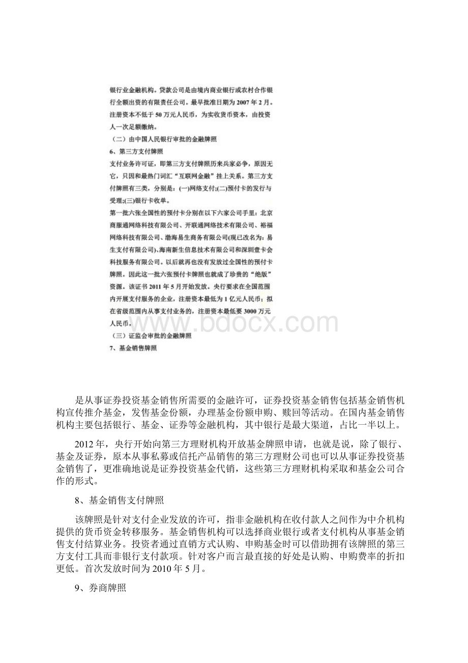 金融全牌照到底指什么Word下载.docx_第3页