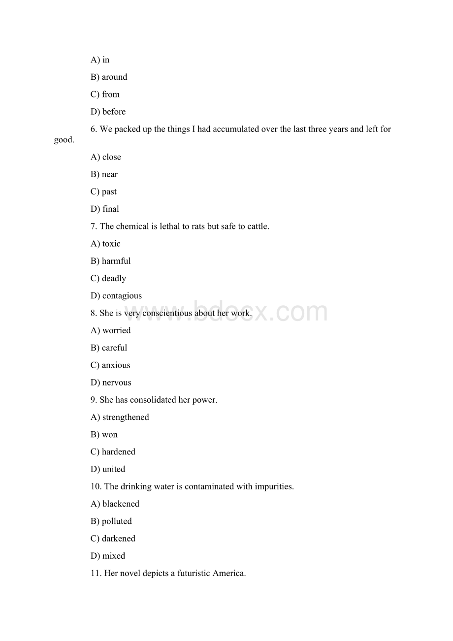 全国专业技术人员职称英语等级考试综合类B级.docx_第2页