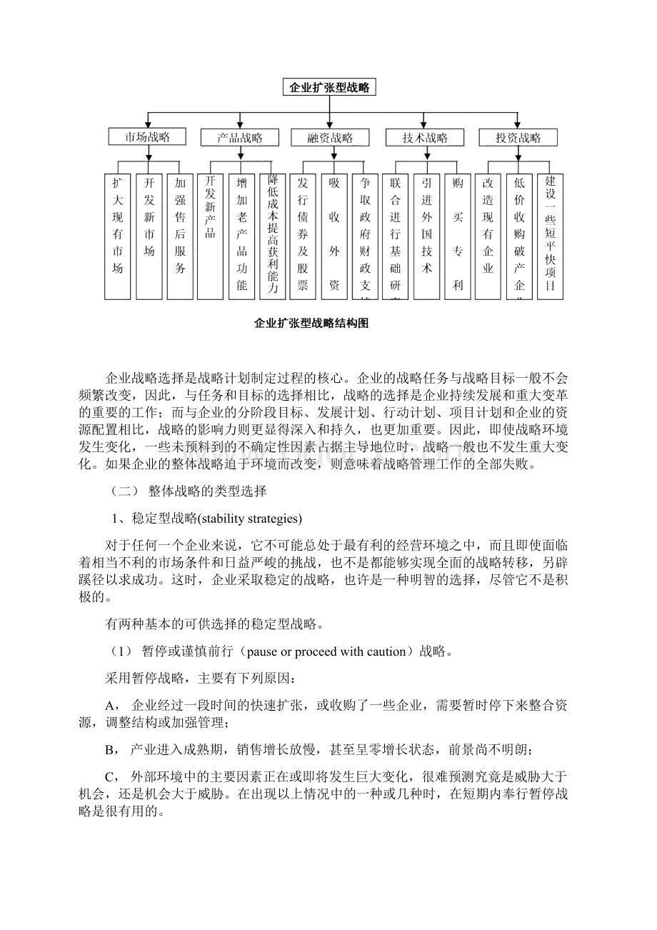 f 企业整体战略的选择与战略计划的制定.docx_第2页