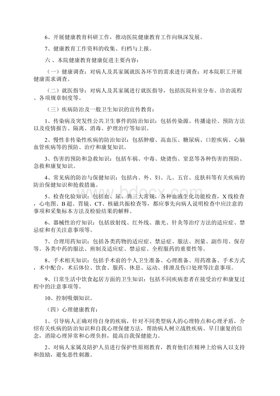 定稿医院健康教育健康促进工作规范.docx_第2页