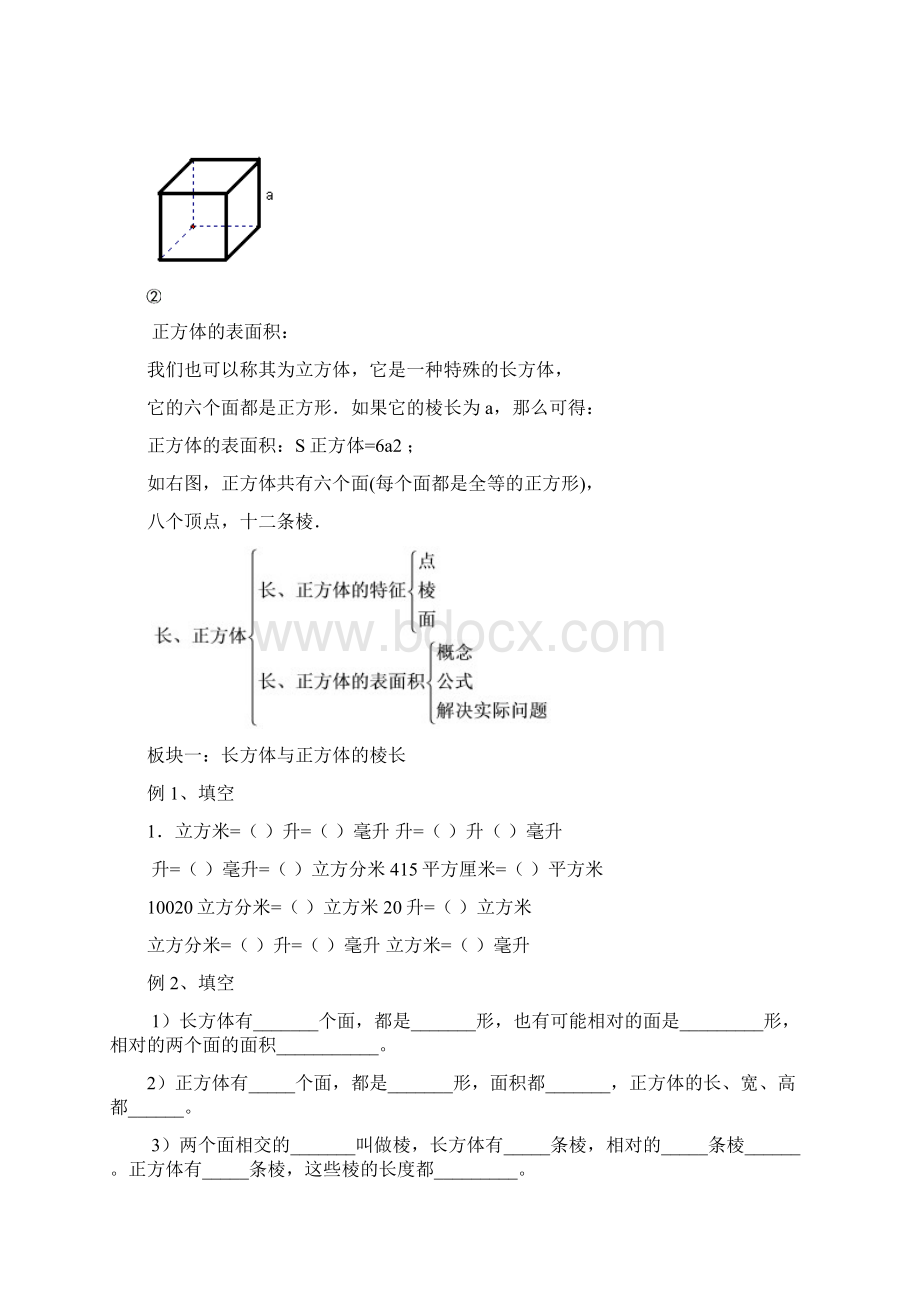 五年级长方体正方体表面积体积培优提高重难点.docx_第2页